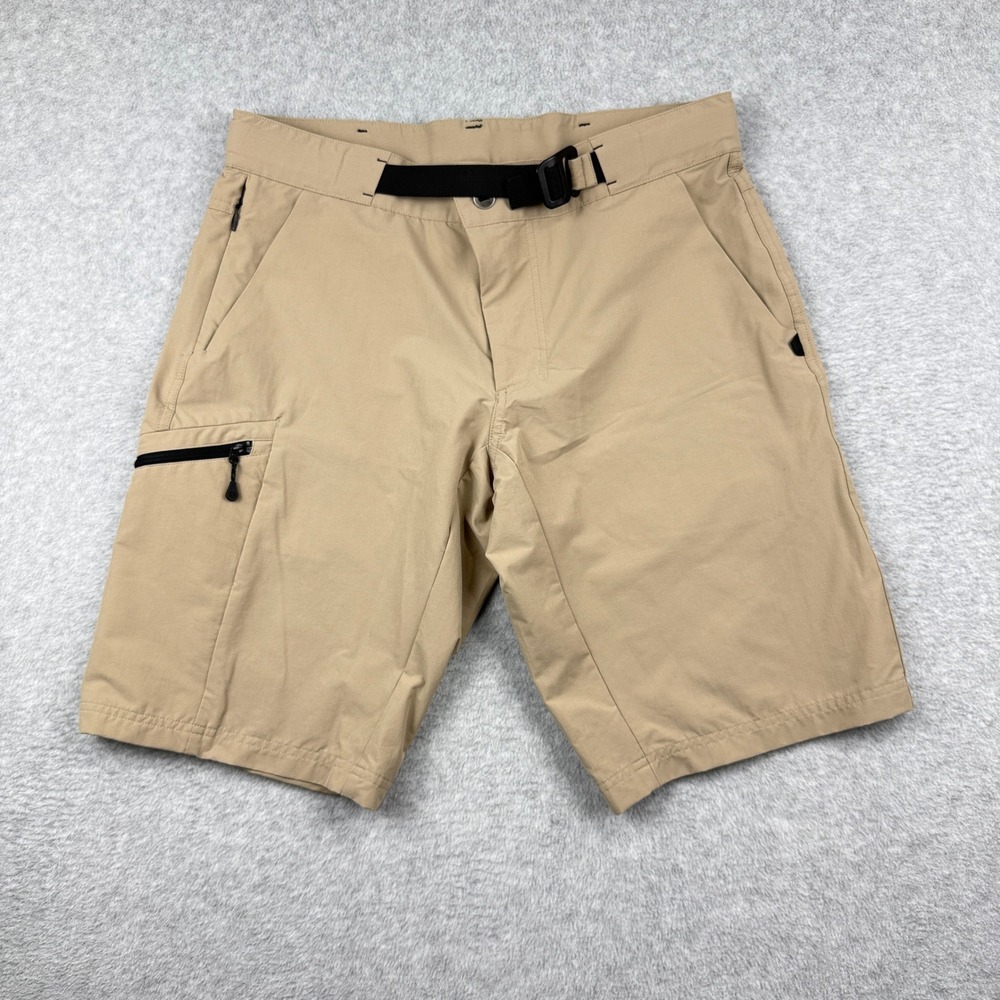 Stellar Equipment 204M Free Shorts Men's M Khaki Nylon Stretch Hiking 34x11